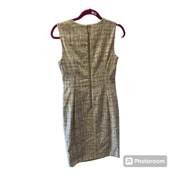 Calvin Klein Cream/White Business Causal Dress - Picture 2 of 3